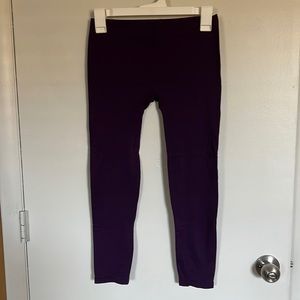 Purple capri leggings medium